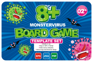 8 Board Game Template Set: Vector Assets for Creators