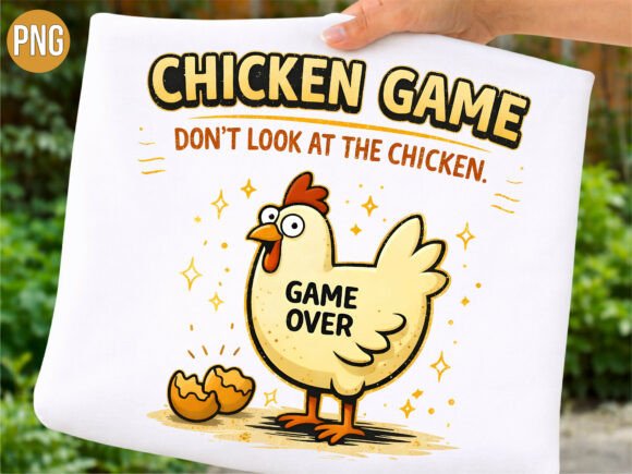 Chicken Game Over Funny Farm PNG Design Guide