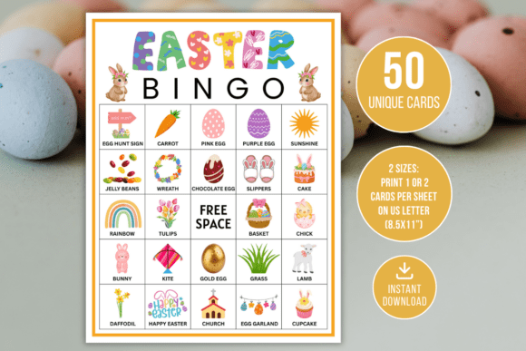 Easter Bingo Game Printable Kids Cards: The Ultimate Stress-Free Holiday Activity