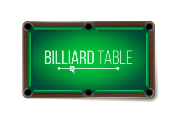 Empty Billiard Table Vector: Evaluating the Green Game Asset for Professional Design