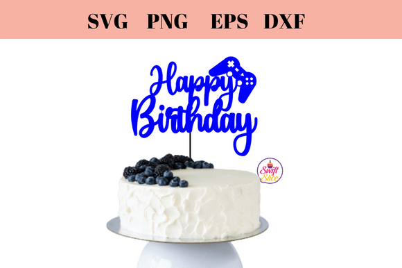 Evaluating the Birthday Game Controller Cake Topper SVG for Custom Celebrations
