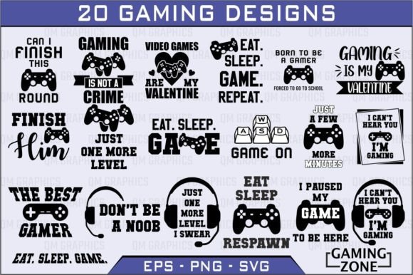 Game Controller SVG, Gamer SVG Bundle, F: A Practical Choice for Digital Design Projects