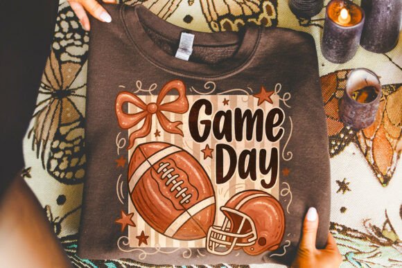 Game Day Football Png and Fall Season Png for Creative Projects