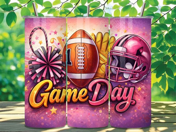 Game Day Football Sports Tumbler Wrap Design Guide
