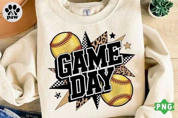 Game Day Png & Softball Mom Png: Design-Ready Assets for Creative and Commercial Projects