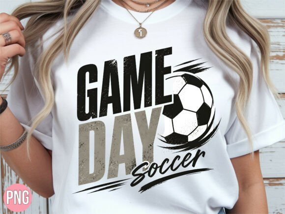 Game Day Soccer PNG Shirt T-Shirt: A High-Quality Digital Design for Creative and Print on Demand Projects
