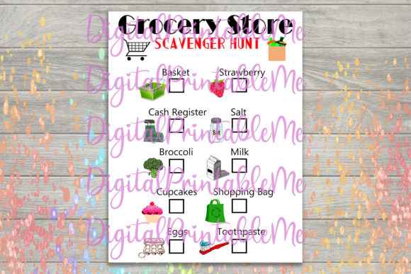 Grocery Store Scavenger Hunt Kids Game: A Practical Tool for Engagement and Planning