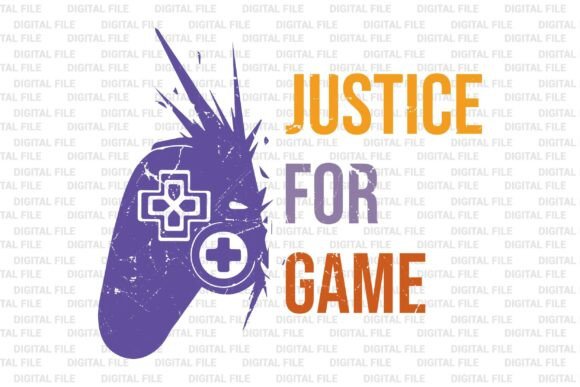 Humorous Justice for Game SVG Designs for T-Shirts