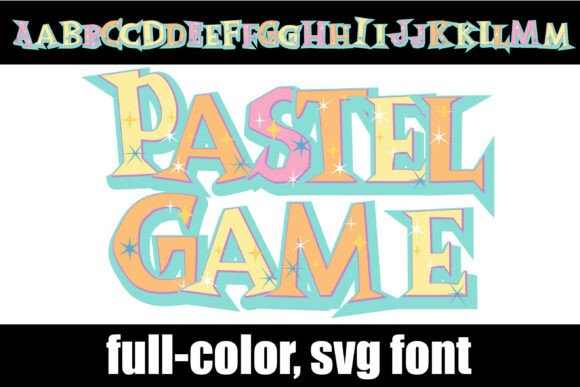 Level Up Your Visual Identity with Pastel Game: The Ultimate SVG Font for Nostalgic, High-Energy Design