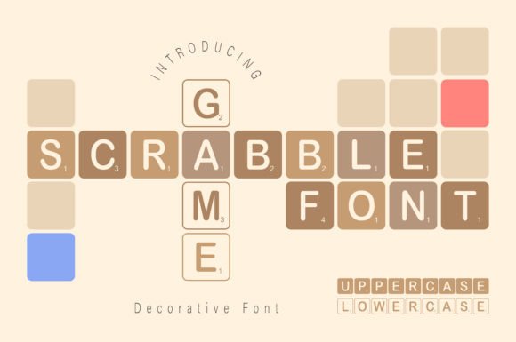 Scrabble Game Font: A Playful Choice for Creative Projects