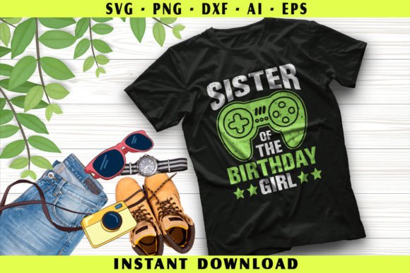 Sister of the Birthday Boy Video Game: A Unique Creative Resource for Custom Merchandise