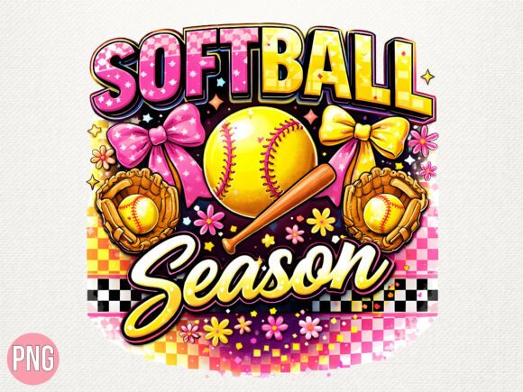 Softball Season Game Day PNG: Sports Design Guide