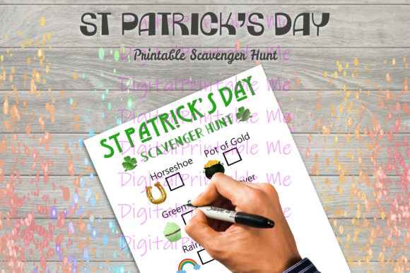 St. Patrick's Day Scavenger Hunt for Kids
