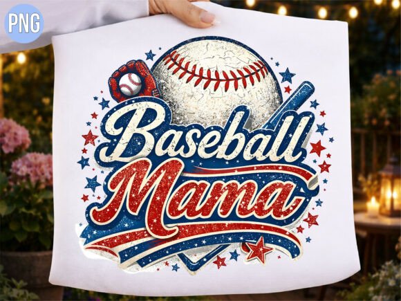 Unlock Creative Potential with the Retro Baseball Mama Game Day T-shirt PNG