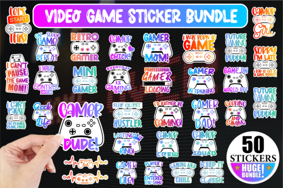 Video Game Printable Sticker Bundle PNG: What You Need to Know Before You Buy
