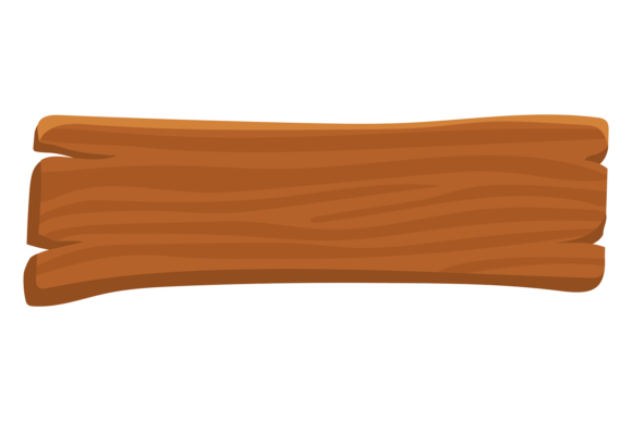 Wooden Signboard Game Menu Element for Car-Themed Projects